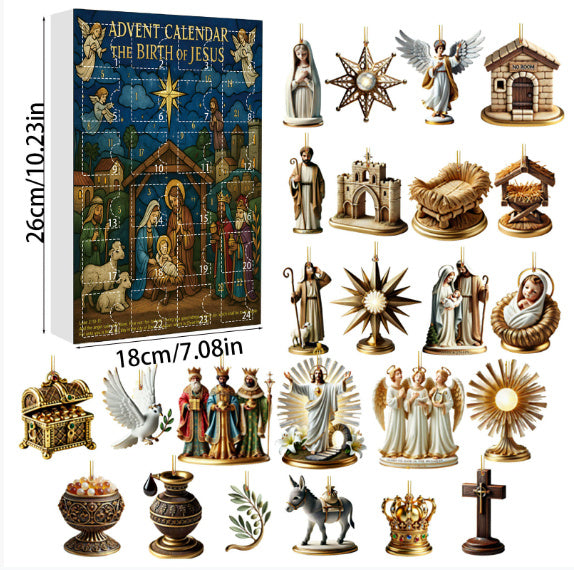 Acrylic Blind Box Christmas Decorations